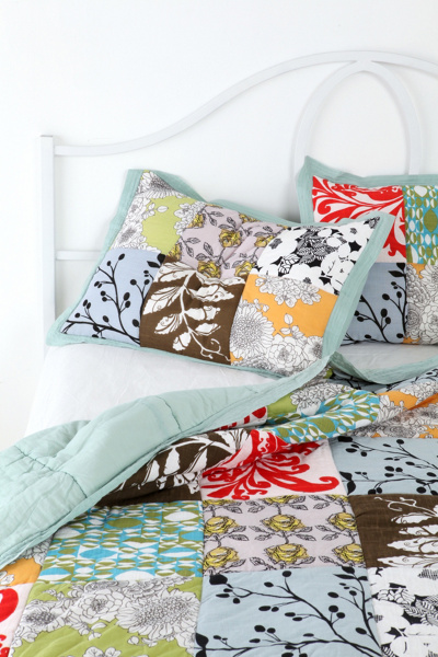 Fleur Patchwork Pillow Shams - Set of 2
