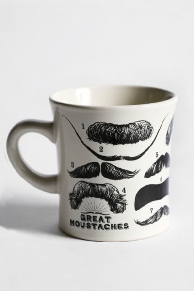 Mustache Mug - Urban Outfitters