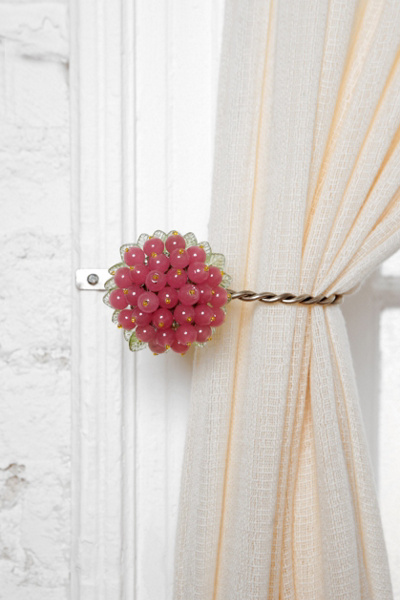 Antique Brooch Curtain Tie Back