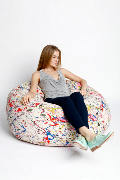 UrbanOutfitters.com > Neon Splatter Bean Bag ChairUrbanOutfitters.com > Official Site of Urban Outfitters > Shop Women's, Men's and Apartment :  home room chair bag