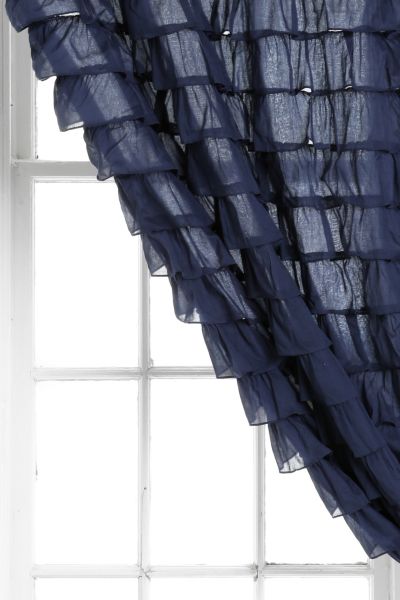 Waterfall Ruffle Curtain Urban Outfitters