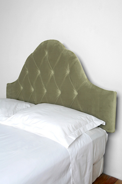 Tufted Headboard- Bella Lichen