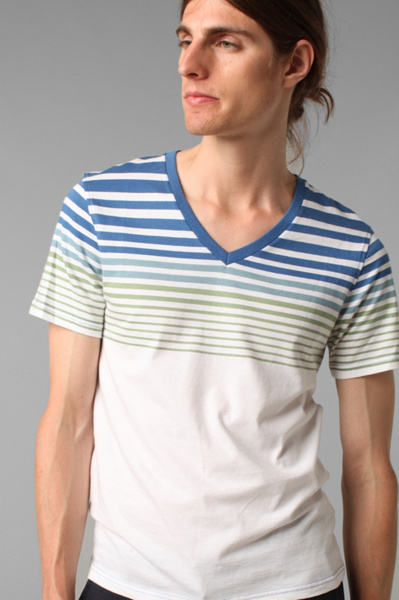 BDG Generic Stripe V Neck