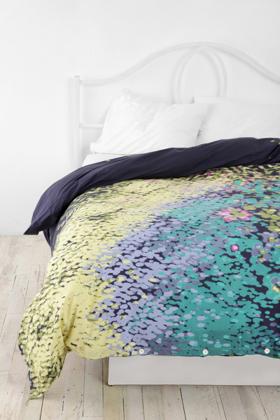 Floating Flowers Duvet Cover