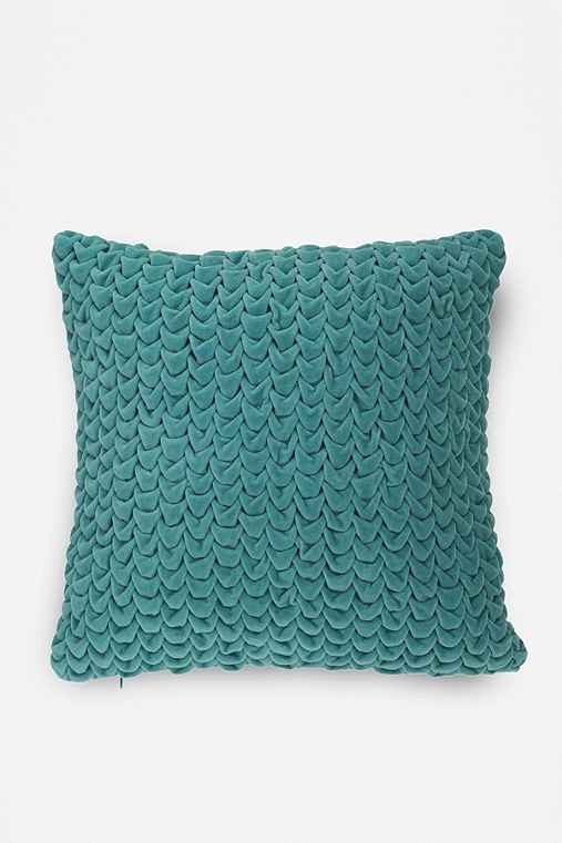 Hand Quilted Velvet Pillow - Urban Outfitters
