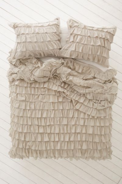 Waterfall Ruffle Duvet Cover Urban Outfitters