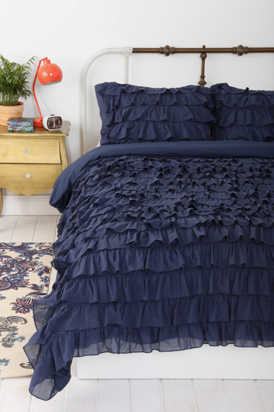 Waterfall Ruffle Duvet Cover Urban Outfitters