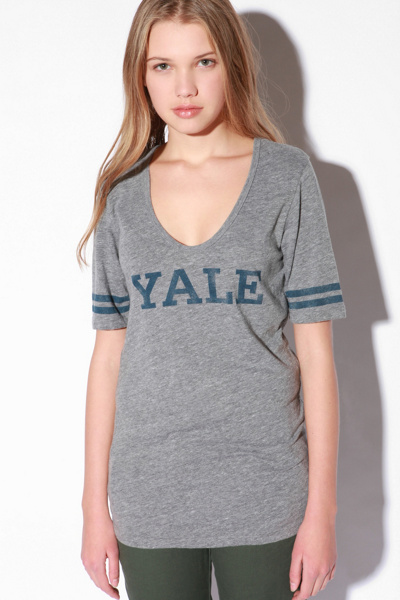 Collegiate Striped Arm Tee