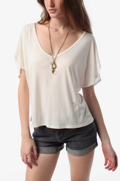 Silence & Noise Split Sleeve Tee