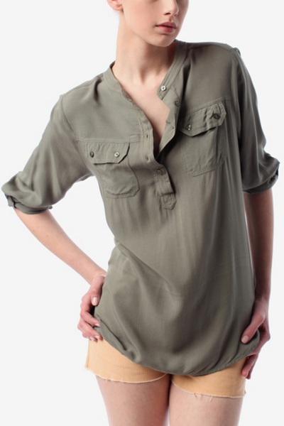  Staring at Stars Henley Tunic :  chic tunic casual lounge