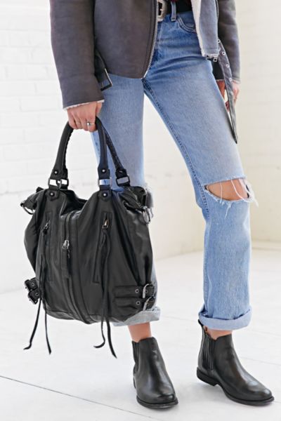 Silence + Noise ZipFront Moto Shoulder Bag Urban Outfitters