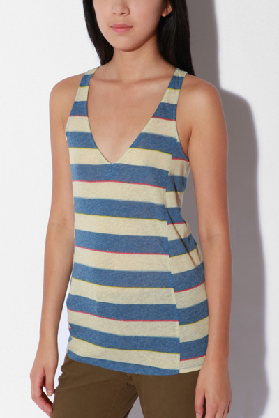BDG Eleanor Stripe Racerback Tank