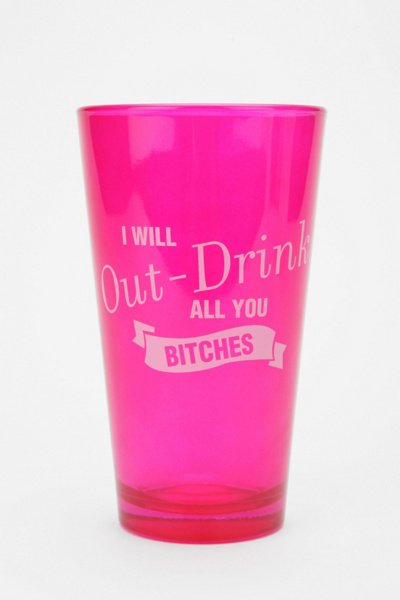 Out-Drink Pint Glass