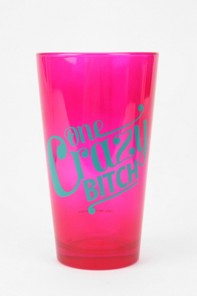 Crazy Pint Glass
