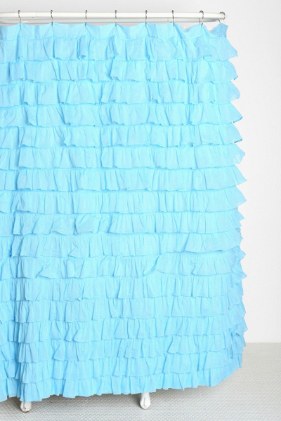 Waterfall Ruffle Shower Curtain Urban Outfitters