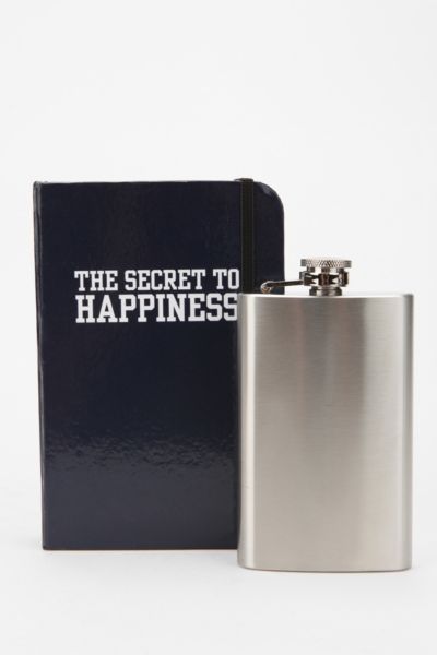 Secret to Happiness Book Flask - Urban Outfitters