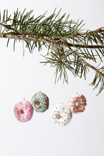 Mini Donut Ornament Set :  mini donuts christmas tree decorations