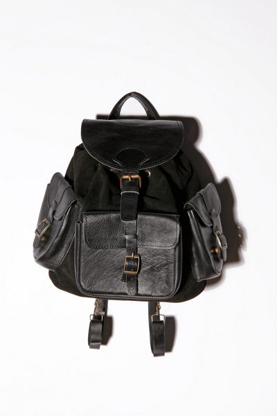 Urban Outfitters - BDG Mini Backpack :  bdg black backpack back pack black leather backpack black backpack