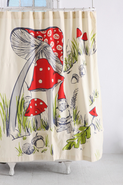 Gnomes Shower Curtain Urban Outfitters