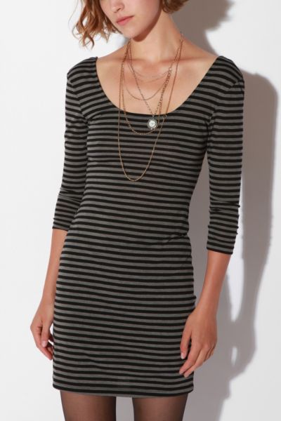 Sparkle & Fade Basic Stripe Dress