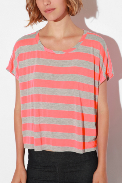 Sparkle & Fade Neon Stripe Tee