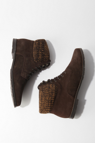 Cooperative Suede Sweater Boot