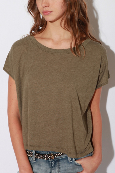 Truly Madly Deeply Jersey Box Crop Tee