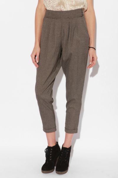 Pins and Needles High-Waisted Side-Button Pant