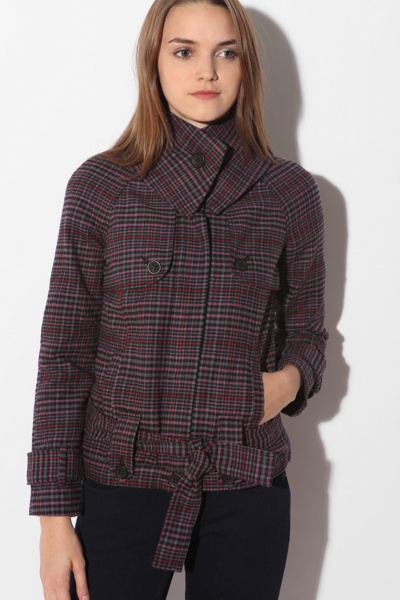 Paris Coat :  placket coat rainflaps button tabs
