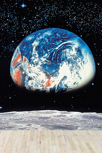 Earth Rising Wall Mural...
