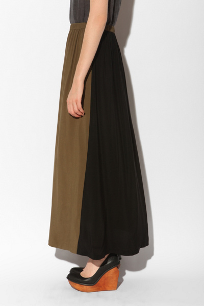 Silence Noise Two Tone Full Length Skirt from urbanoutfitters.com