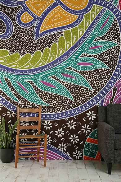 Batik Galaxy Tapestry