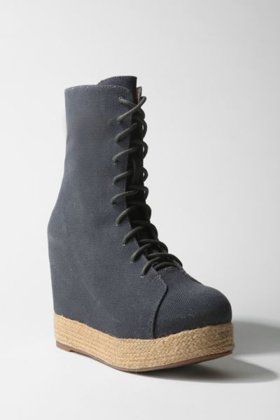 Jeffrey Campbell Lace-Up Espadrille Wedge