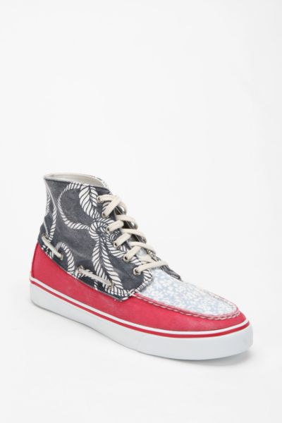 sperry high top boat shoe