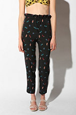 Coopeartive Floral Silk Trouser
