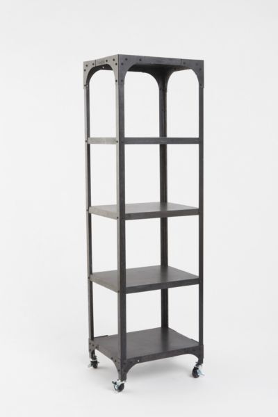 Flatiron Rolling Bookshelf