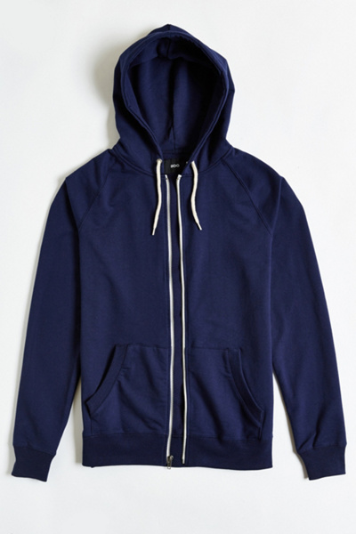 BDG Gym Raglan Zip Hooded Sweatshirt