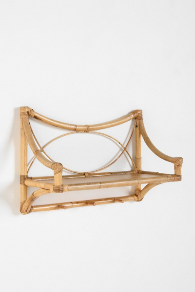 Thumbnail image for Tropical Rattan Wall Shelf