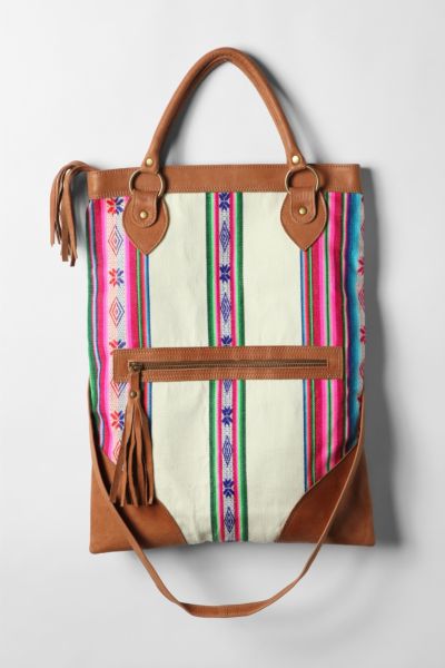 Huija Foldover Foldover Blanket Tote