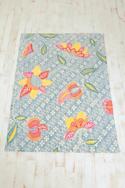 Thumbnail image for 5×7 Batik Flowers Printed Rug