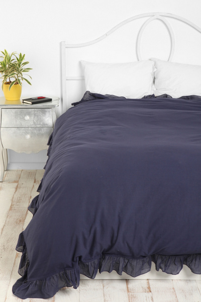 Thumbnail image for Solid Edge Ruffle Duvet Cover