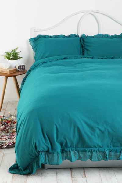 Edge Ruffle Duvet Cover Urban Outfitters