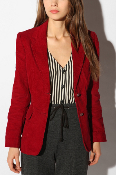 Urban Renewal - Vintage Corduroy Blazer :  jacket blazers blazer urban renewal vintage corduroy blazer