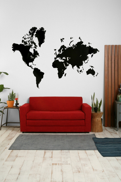 Thumbnail image for World Map Wall Decal