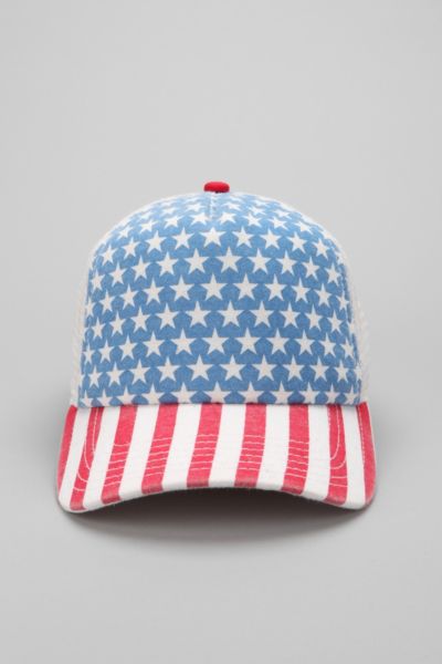 American Flag Baseball Hat - Urban Outfitters