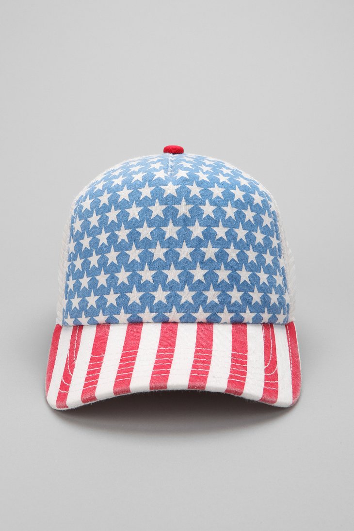 American Flag Baseball Hat - Urban Outfitters