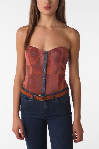 Lucca Couture Duofold Bustier Top