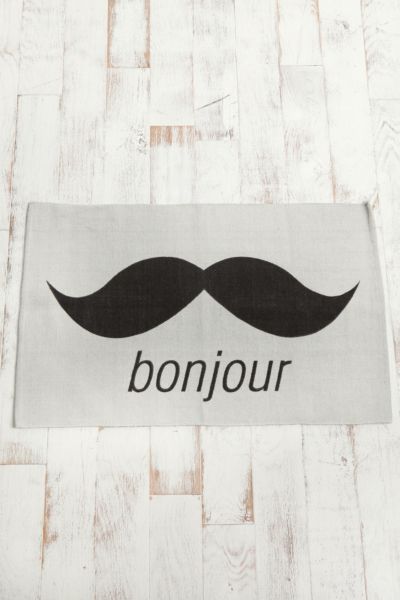 2x3 Bonjour Printed Rug