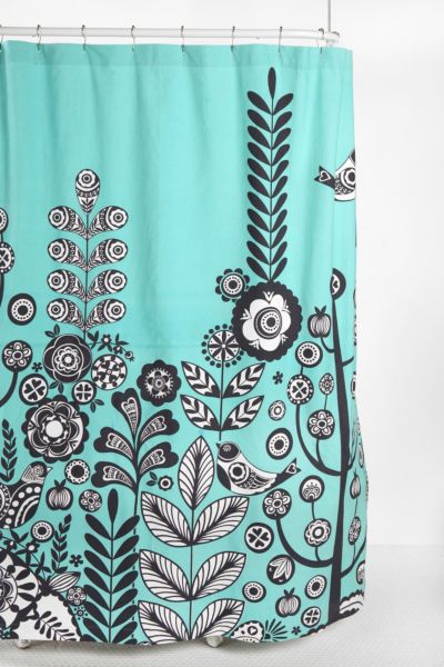 Scandi Scene Shower Curtain