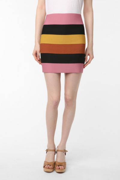 Pleasure Doing Business Banded Mini Skirt 